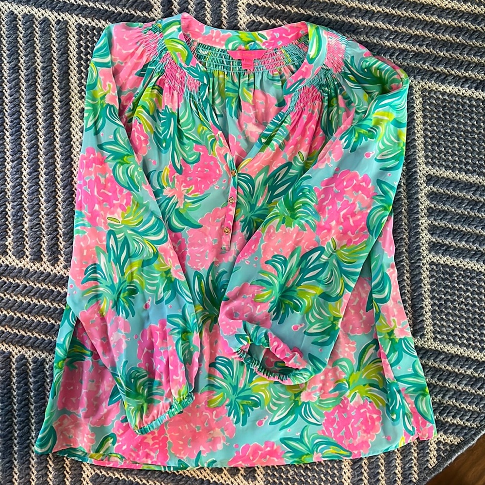 Lilly Pulitzer Elsa Silk Top
